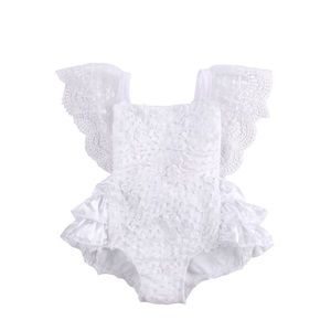 White Lace Baby Girl onesie
